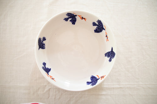 Bird serving dish