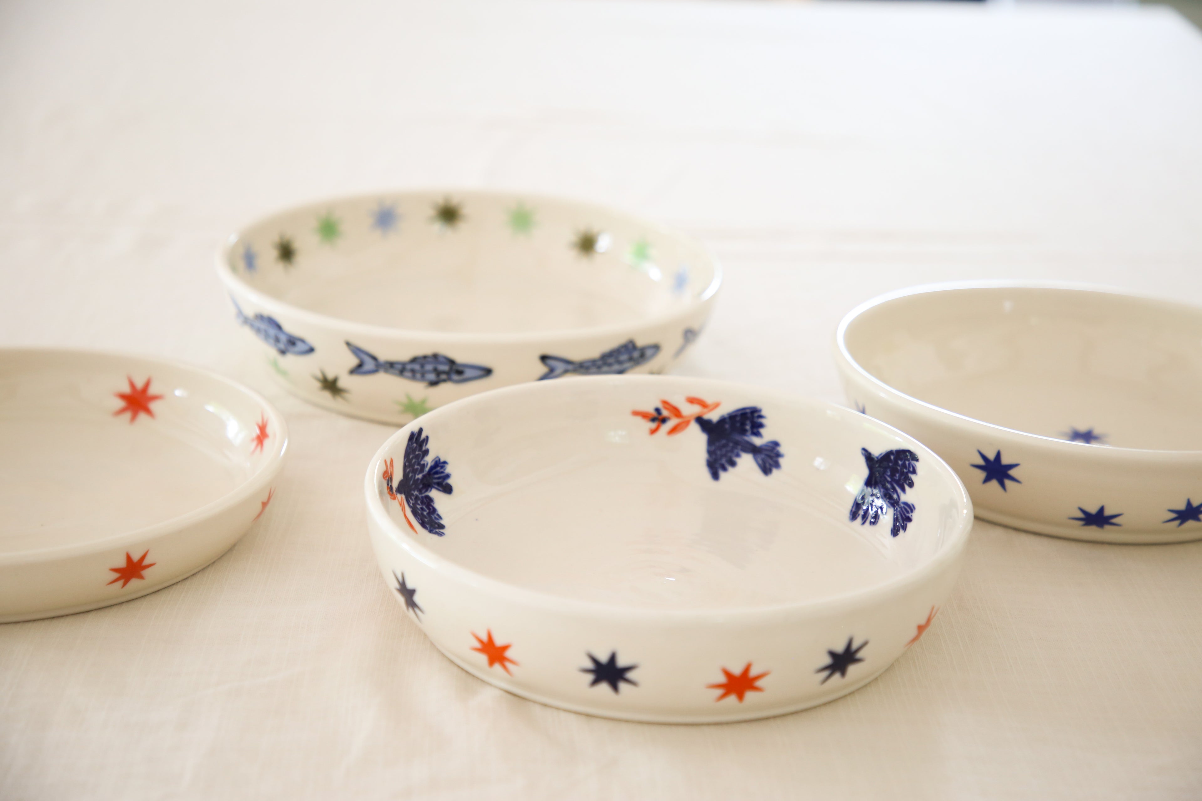 Bird serving dish